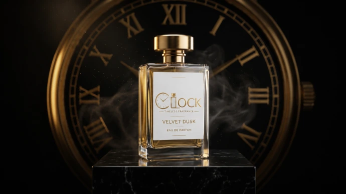 Clock Velvet Dusk